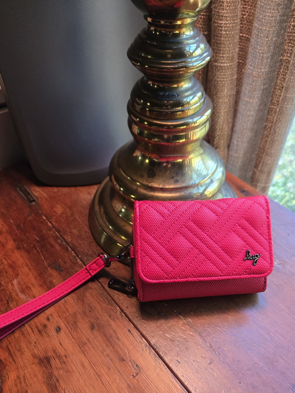 Lug Matte Luxe Pedicab Wristlet Wallet